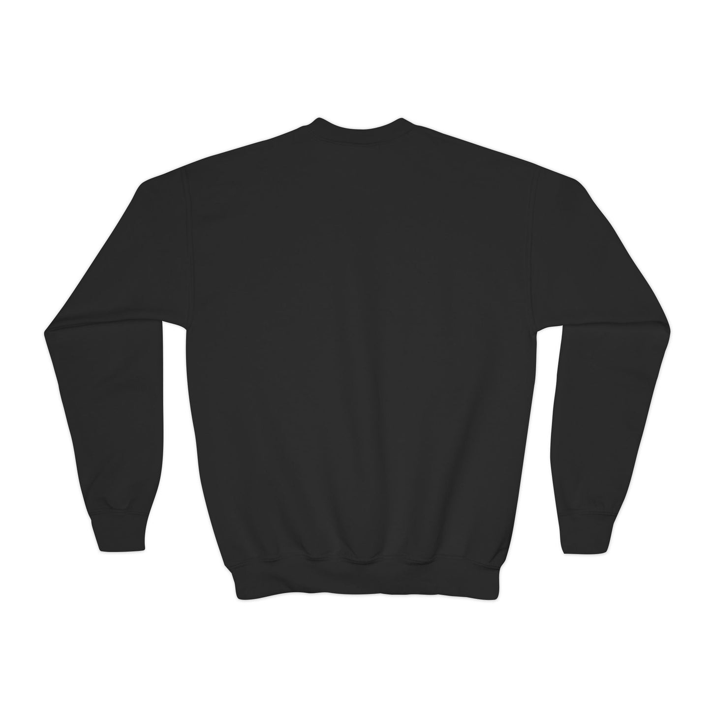 Youth Crewneck Sweatshirt — Holiday Floral Pocket Print