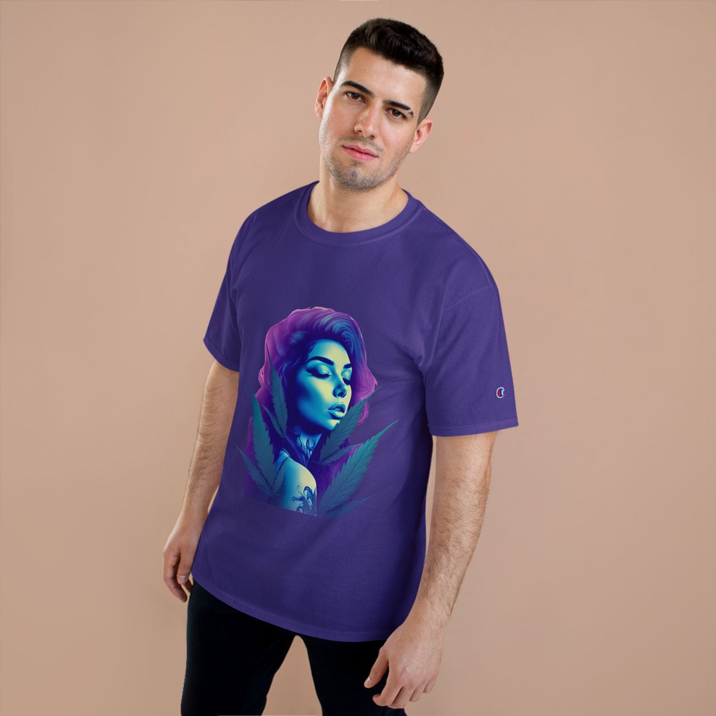 Vintage Champion Graphic Tee for Unique Souls, Trendy T-Shirt, Artistic Casual Wear, Streetwear Style, Gift for Creatives, Everyday Fashion