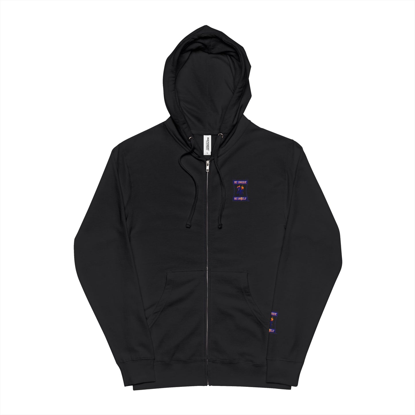 Trendy Unisex Fleece Zip Up Hoodie with Cool Bear Design, Casual Wear, Gift for Friends, Cozy Outfit, Streetwear Fashion