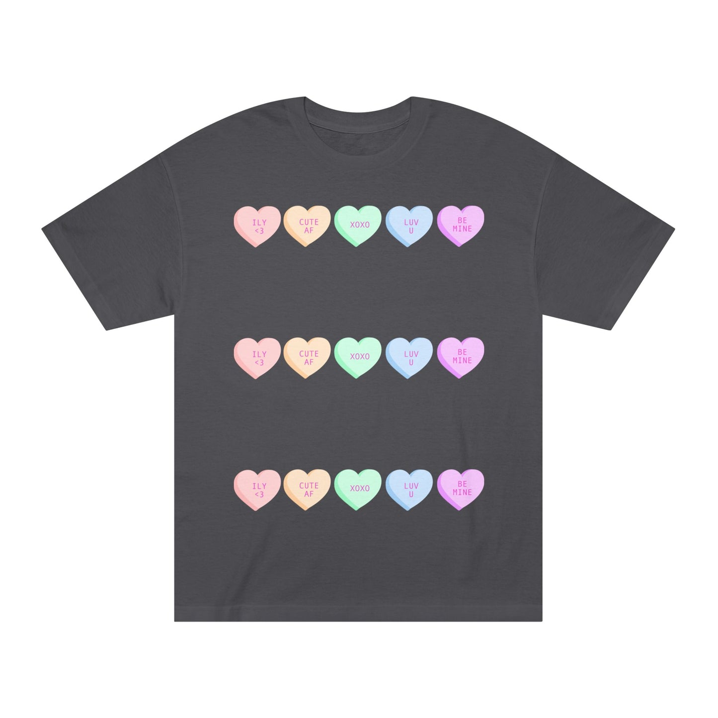 Unisex Classic Tee - Heart and Motivational Design, Casual Wear, Gift for Friends, Summer Outfit, Comfortable T-Shirt