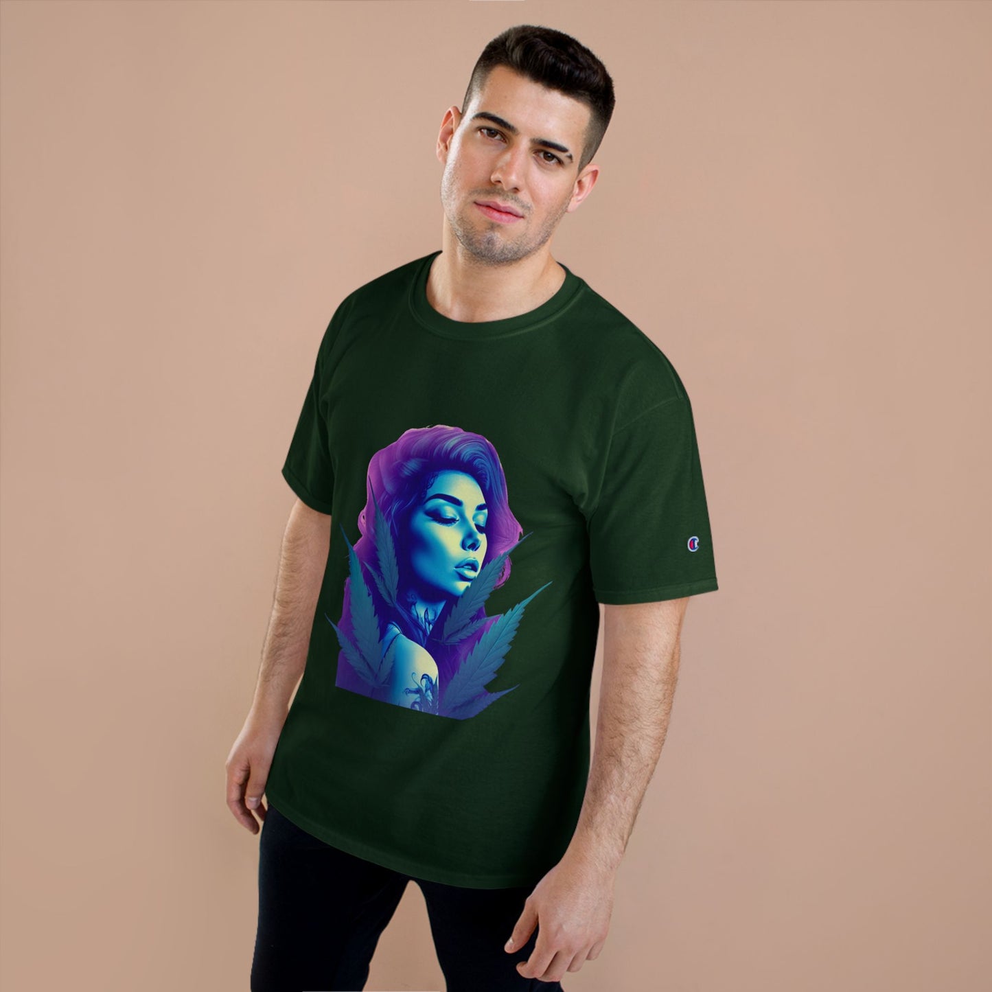 Vintage Champion Graphic Tee for Unique Souls, Trendy T-Shirt, Artistic Casual Wear, Streetwear Style, Gift for Creatives, Everyday Fashion