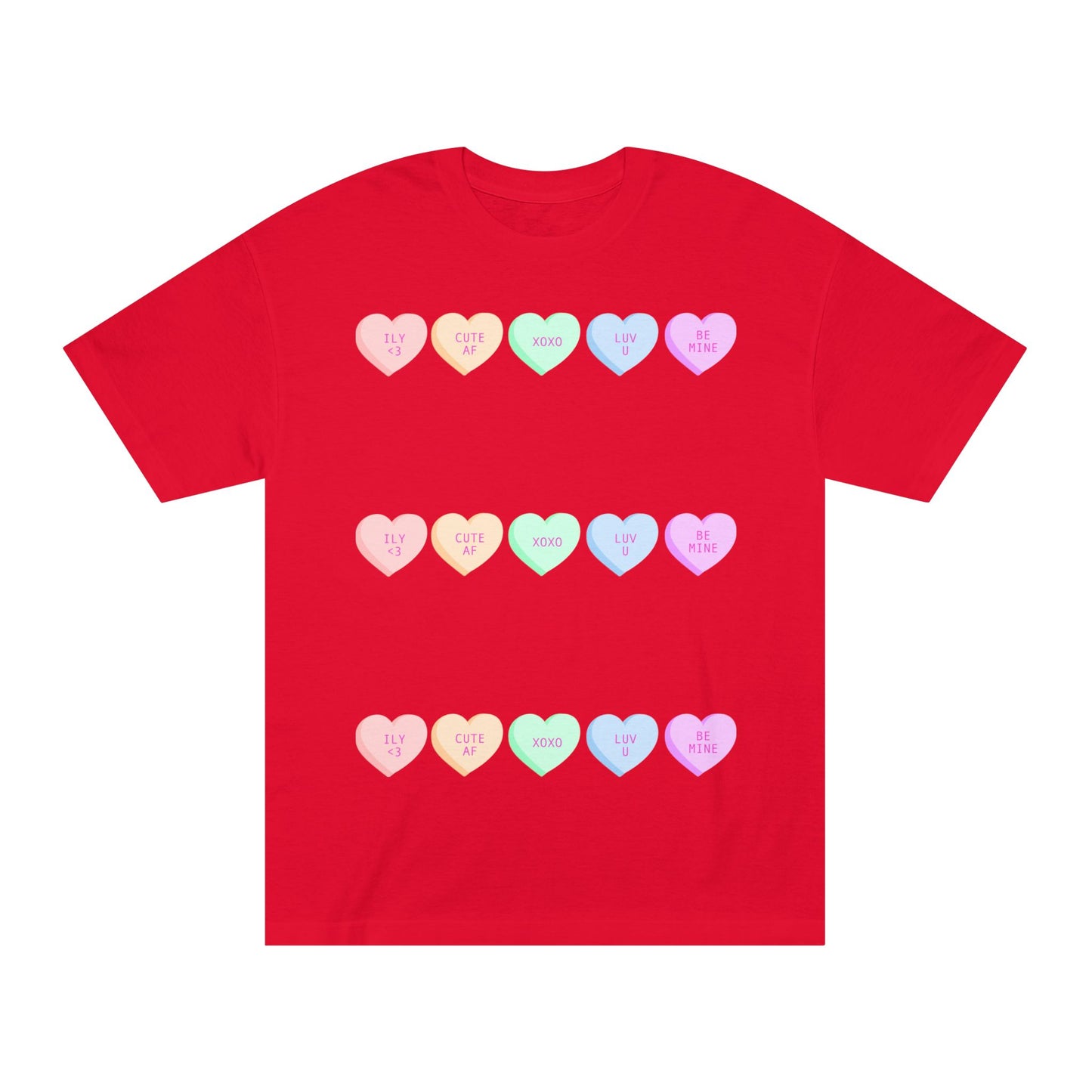 Unisex Classic Tee - Heart and Motivational Design, Casual Wear, Gift for Friends, Summer Outfit, Comfortable T-Shirt
