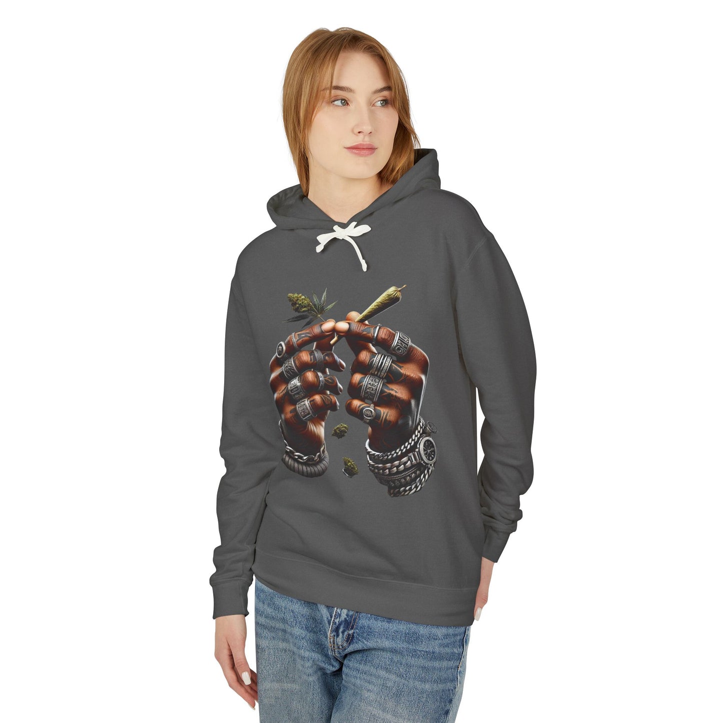 Chill Vibes Hoodie, Unisex Lightweight Sweatshirt, Boho Style, Ideal for Festivals, Everyday Comfort Wear, Unique Gift Idea