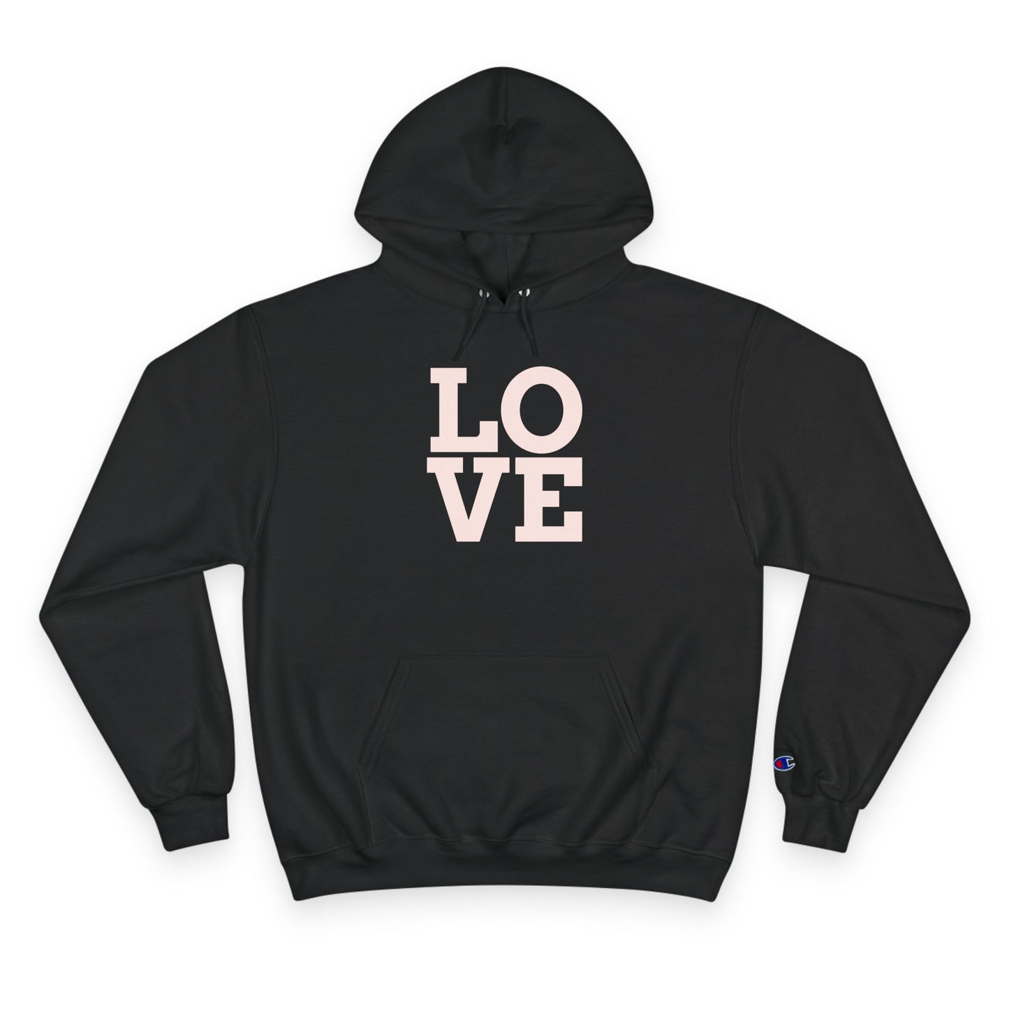 Champion Hoodie with Love & Be Unique Designs | Trendy Unisex Apparel | Perfect for Everyday Wear, Casual Outings, Gift Ideas