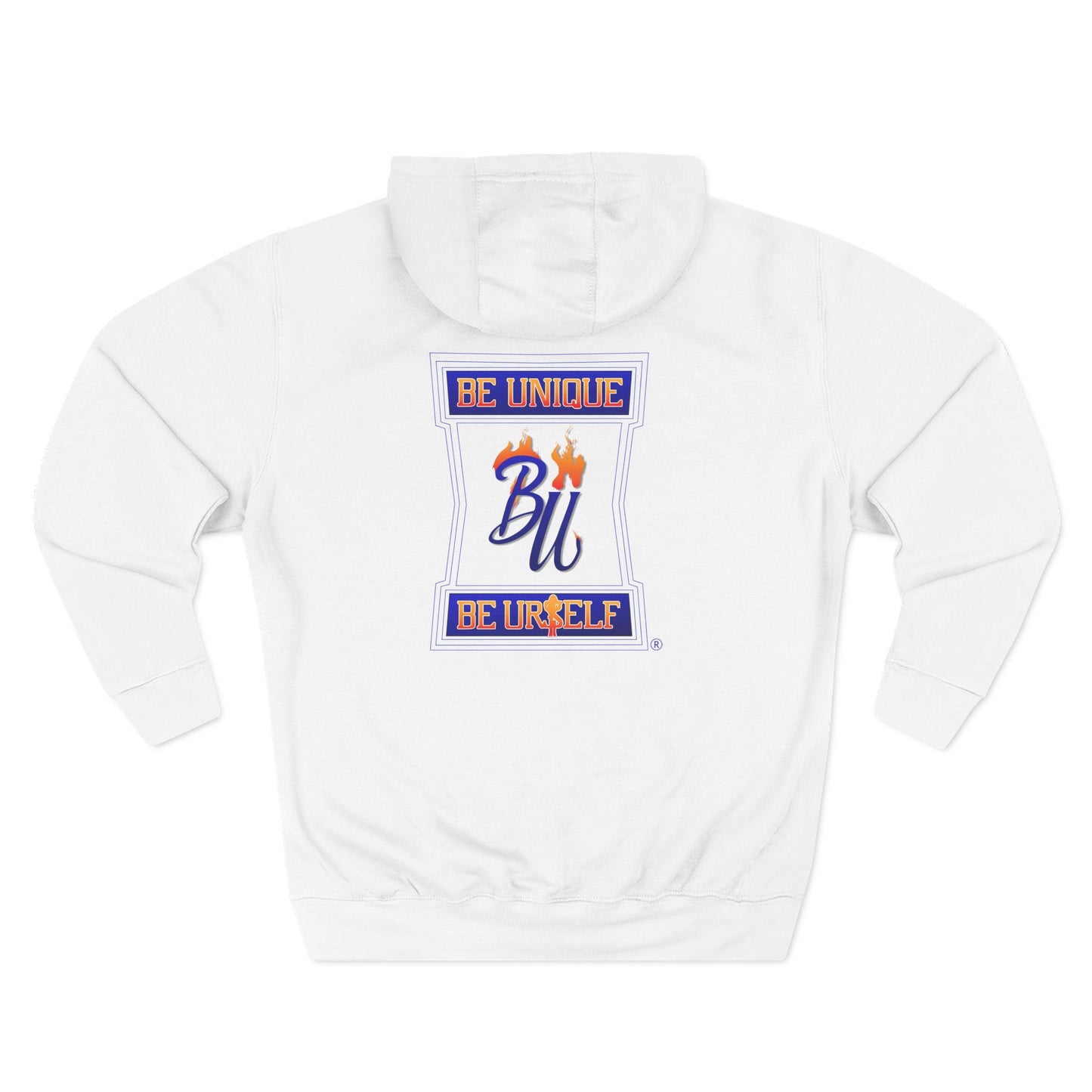 Unique Three-Panel Fleece Hoodie for Trendsetters, Cozy Smart Casual Wear, Gift for Birthdays, Celebrations, Everyday Style
