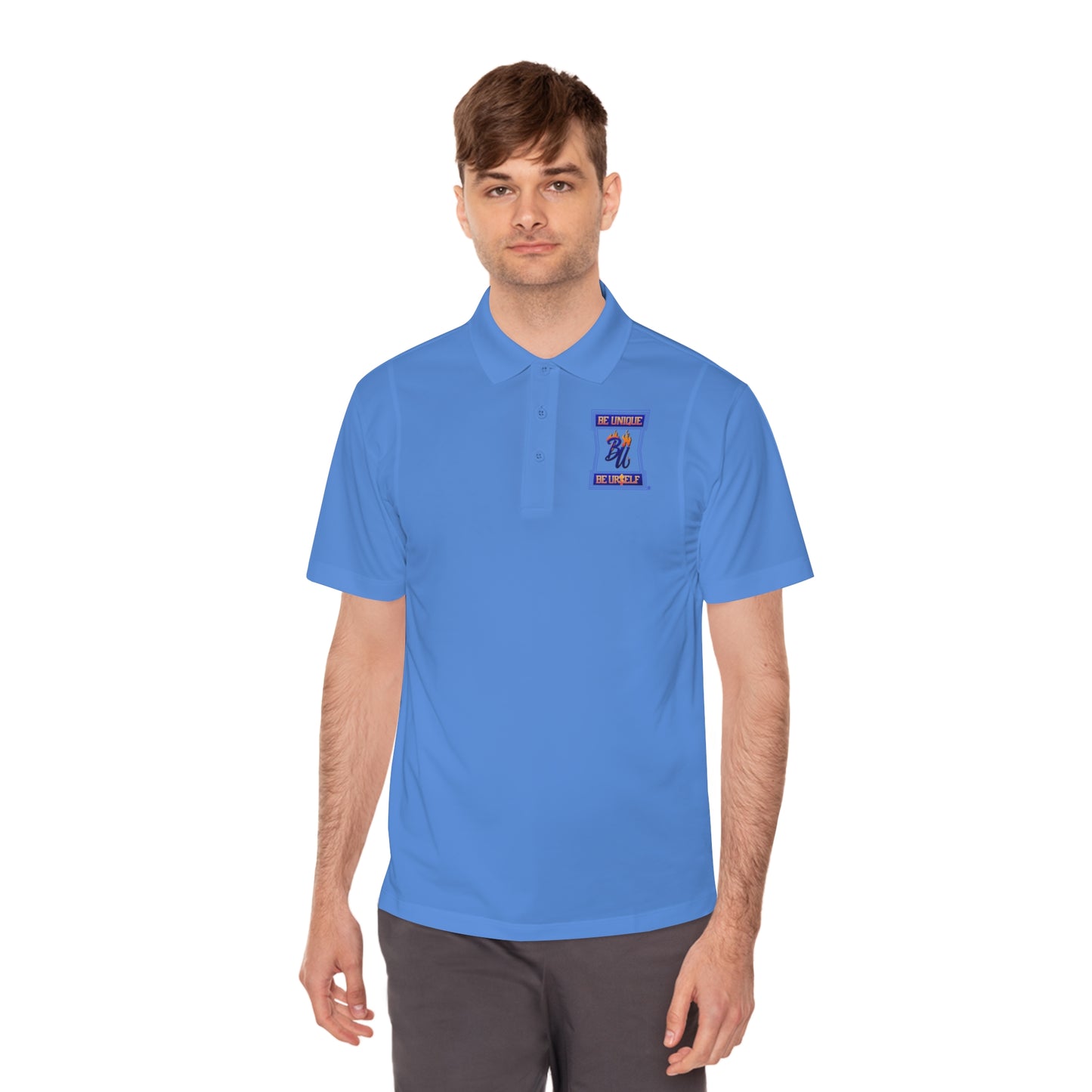 Men's Sport Polo Shirt with Bear Design - Casual Wear, Gift for Sports Lovers, Father's Day, Summer Outfits, Everyday Comfort