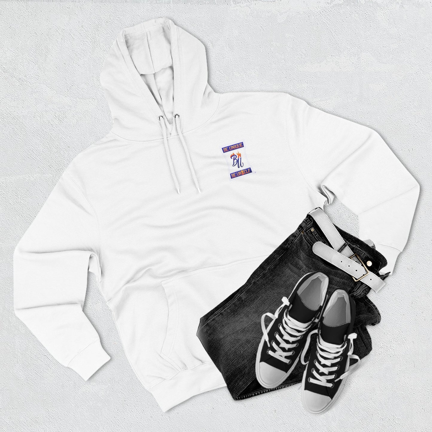 Smiley Face Fleece Hoodie, Cozy Casual Sweatshirt, Unisex Hoodie, Graphic Hoodie, Relaxed Winter Wear