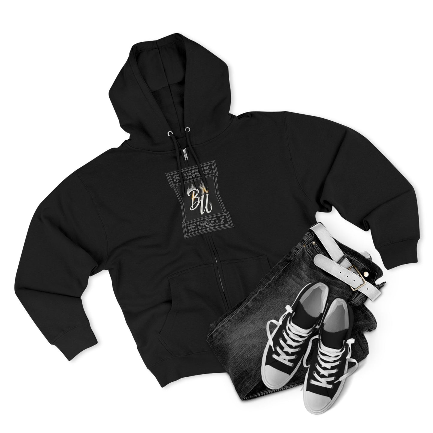 Unisex Zip Hoodie with Inspirational Design - Chill Vibe Sportswear, Perfect for Skaters, New Yorkers, Athletes, Gift for Friends, [...]