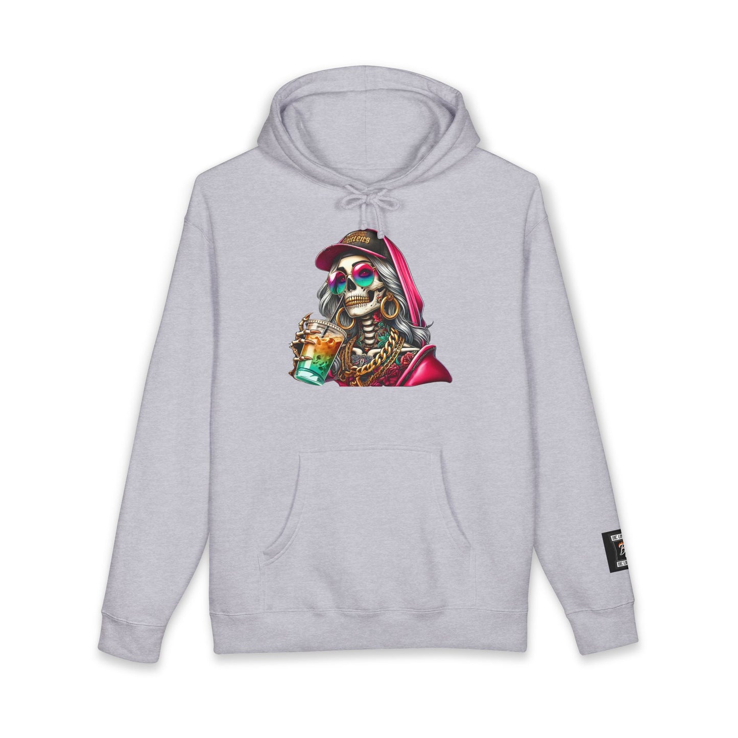 Chic Skull Hoodie - Unisex Heavyweight Sweatshirt, Graphic Hoodie, Trendy Apparel, Unique Gift, Halloween, Everyday Wear