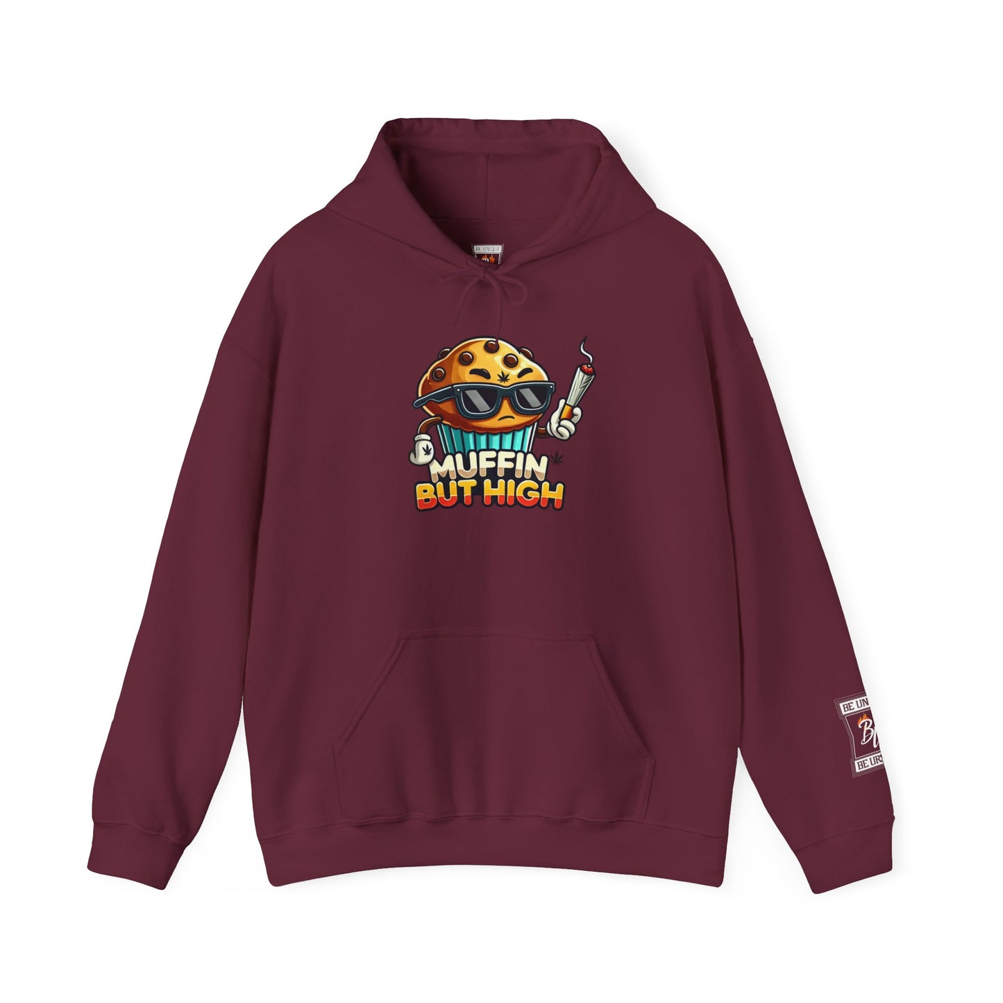 Muffin But High Sweatshirt, Funny Hoodie, Unisex Gift, Cannabis Apparel, Chill Vibe Clothing, Stoner Merch