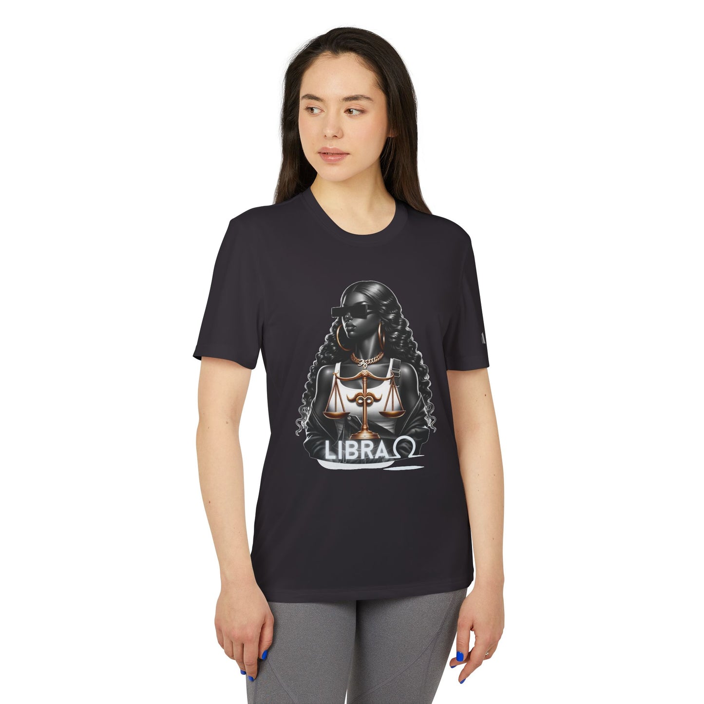 Libra Zodiac Sport T-Shirt, Unisex Athletic Tee, Horoscope Apparel, Astrology Gift, Casual Wear, Comfortable Streetwear
