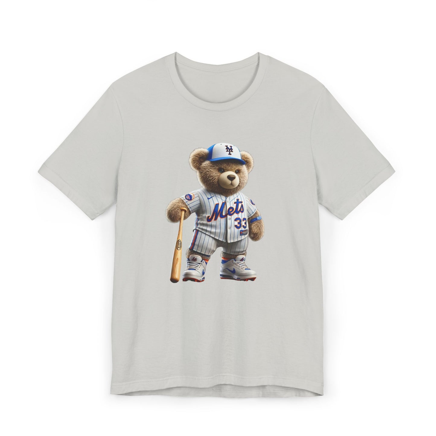 Sporty Bear Graphic Tee - Unisex Jersey T-Shirt, Cute Animal Shirt, Fun Baseball Apparel, Gift for Sports Fans, Casual Wear