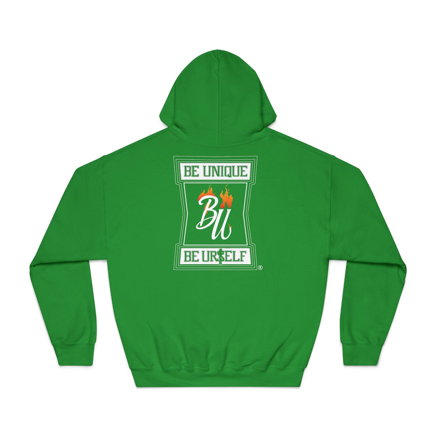 Unique Graphic Hoodie for Trendsetters, Original Bear Art, Cozy Gift for Friends, Be Unique Be Yourself, Casual Fashion
