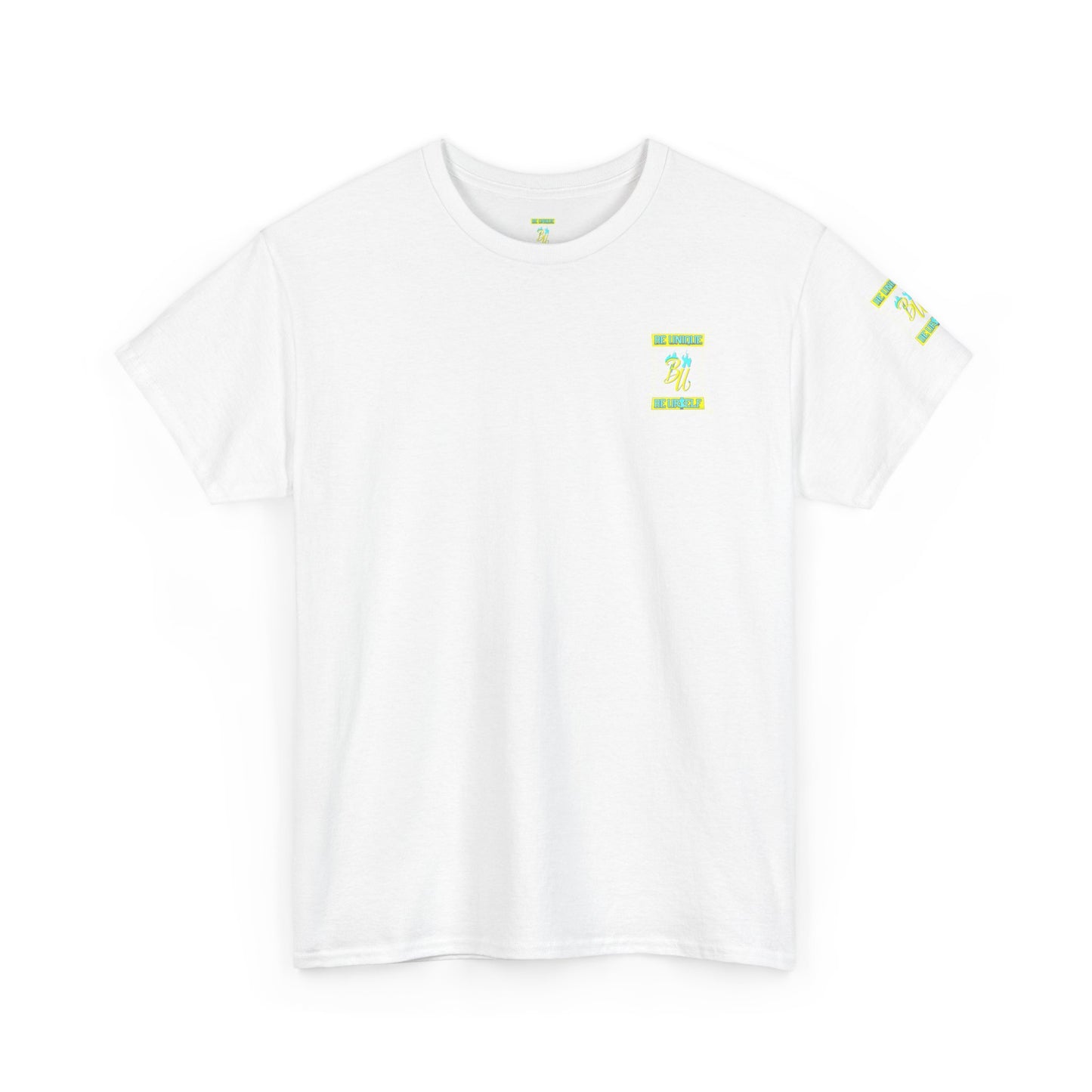 Be Unique Be Yourself Graphic Tee — Inspirational Palm Design