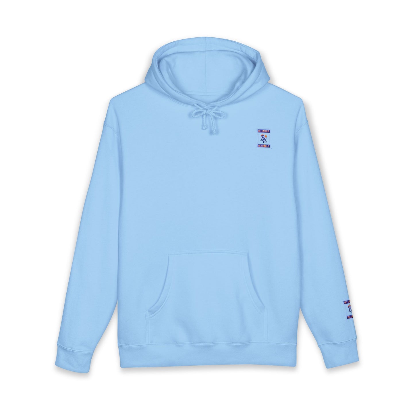 Fierce Art Hoodie | Unisex Heavyweight Sweatshirt, Graphic Design Layered Look, Unique Gift, Casual Fashion, Halloween Apparel