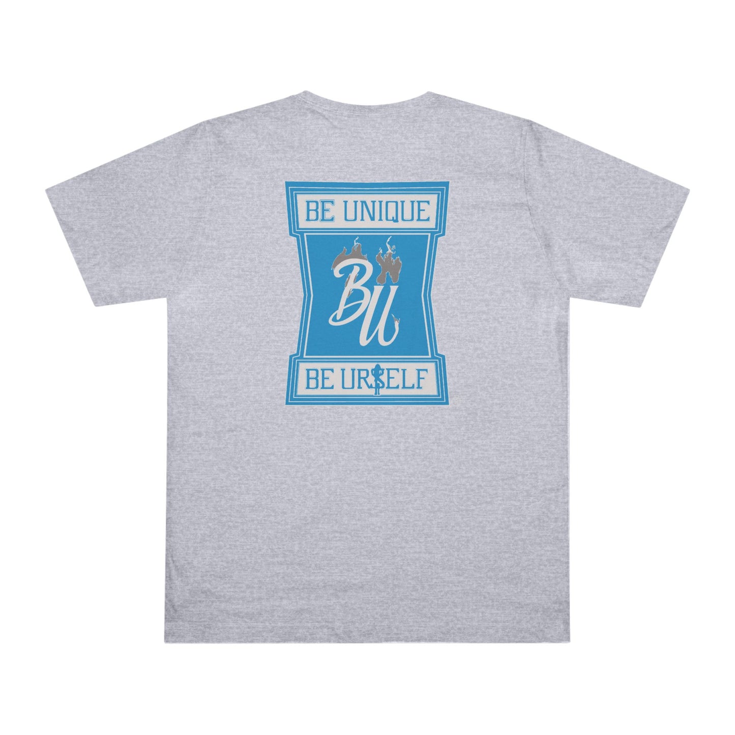 Skater Skull Tee — 'Be Unique Be Urself' Graphic T-Shirt