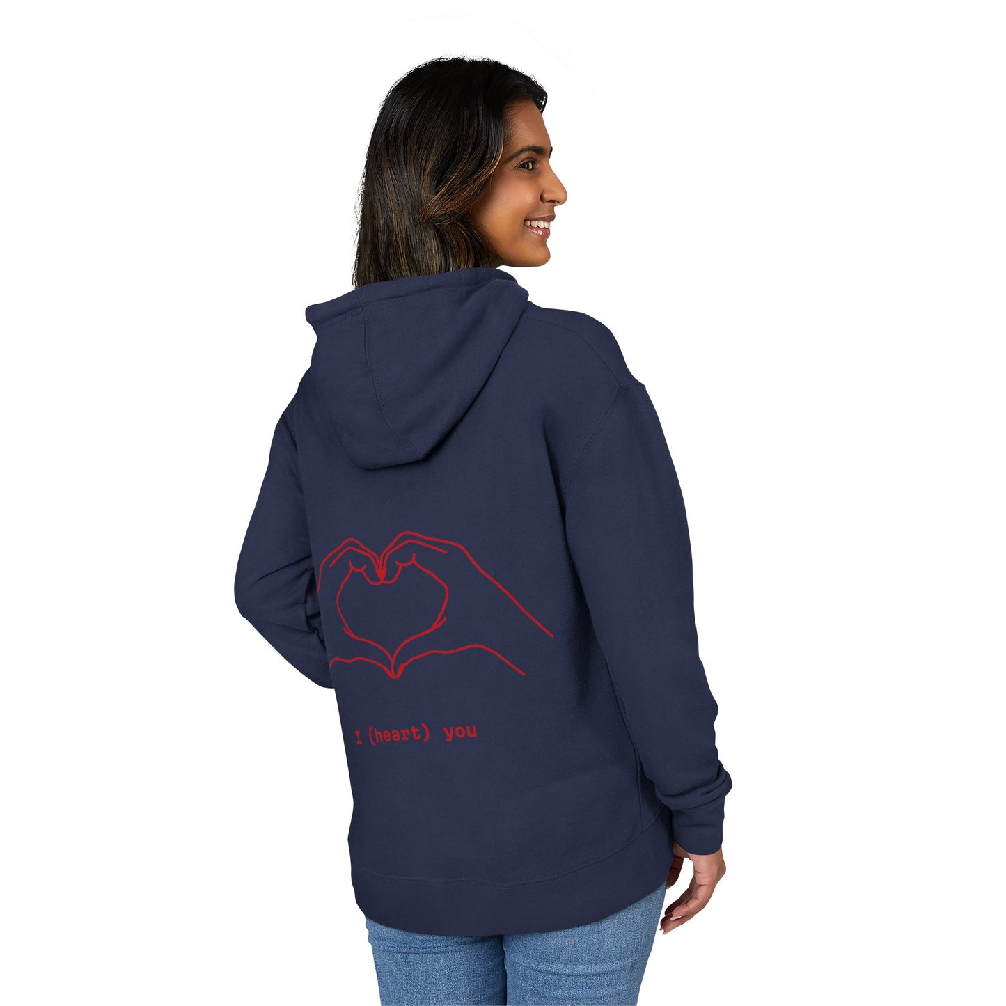 Cozy Love Hoodie | Unisex French Terry Hoodie, Casual Wear, Perfect Gift, Everyday Style, Heart Design, Valentine's Day