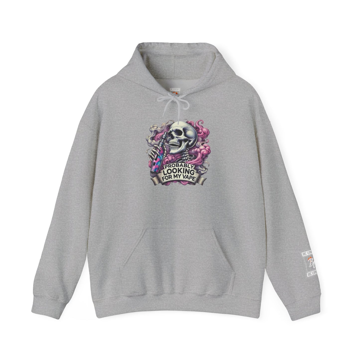 Skull Graphic Hoodie, Unisex Heavy Blend™ Hooded Sweatshirt, Halloween Apparel, Unique Style, Gift for Him/Her, Casual Wear, Streetwear