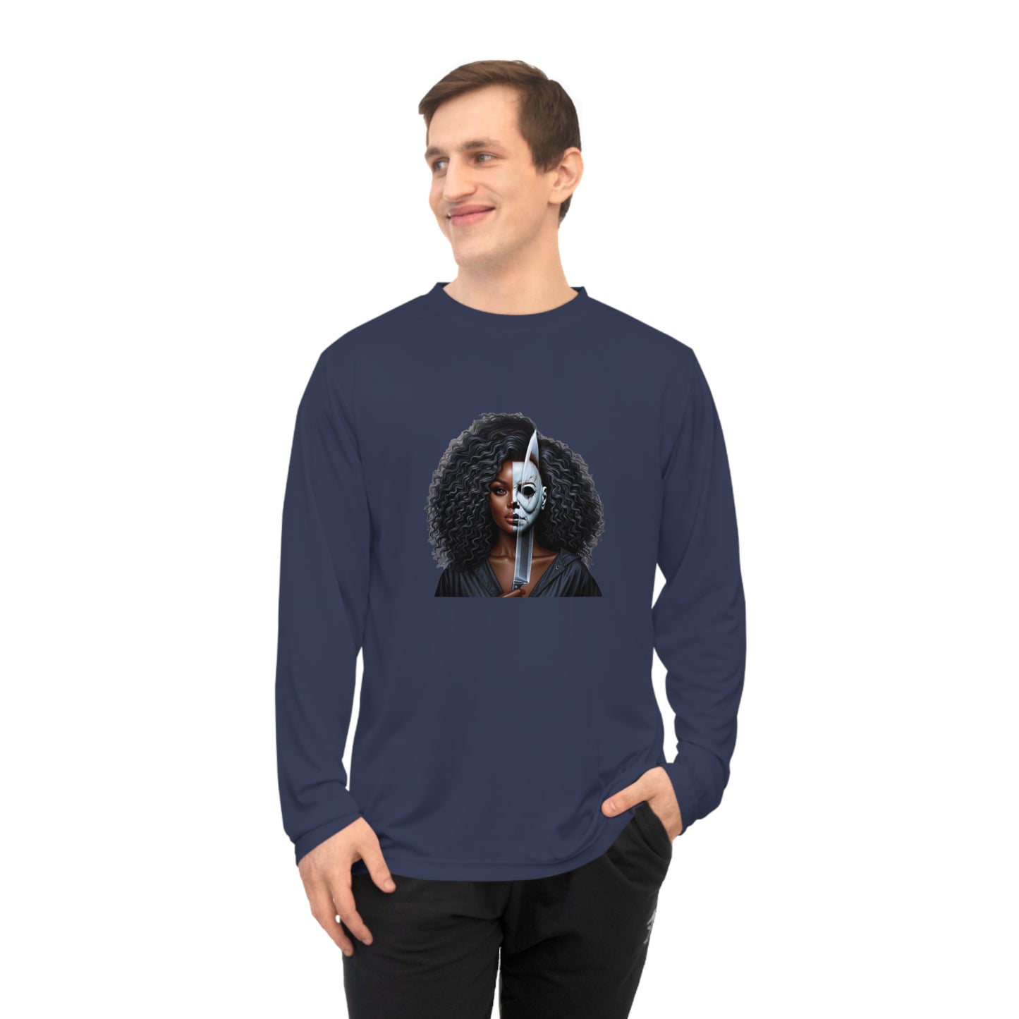 Unisex Artistic Performance Tee with Unique Design, Fitness Apparel, Creative Sportswear, Gift for Art Lovers, Casual Fashion