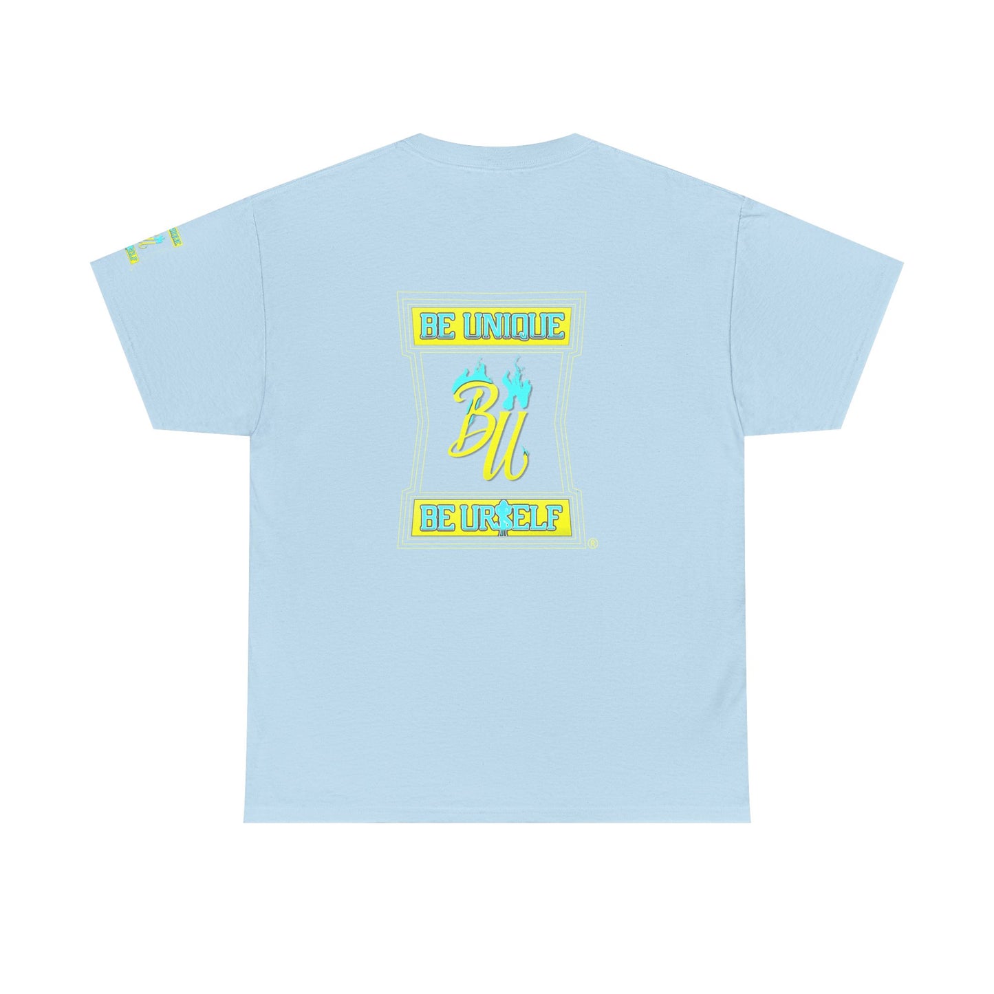Be Unique Be Yourself Graphic Tee — Inspirational Palm Design