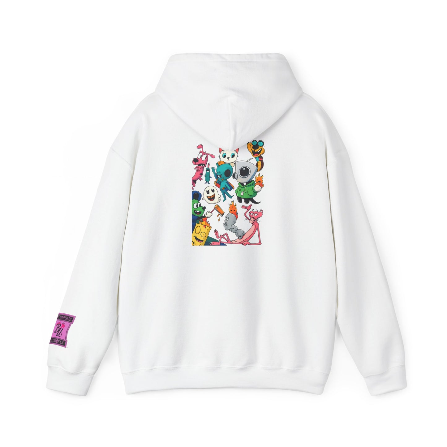 Hoodie — Cute Kawaii Character Collage Pullover