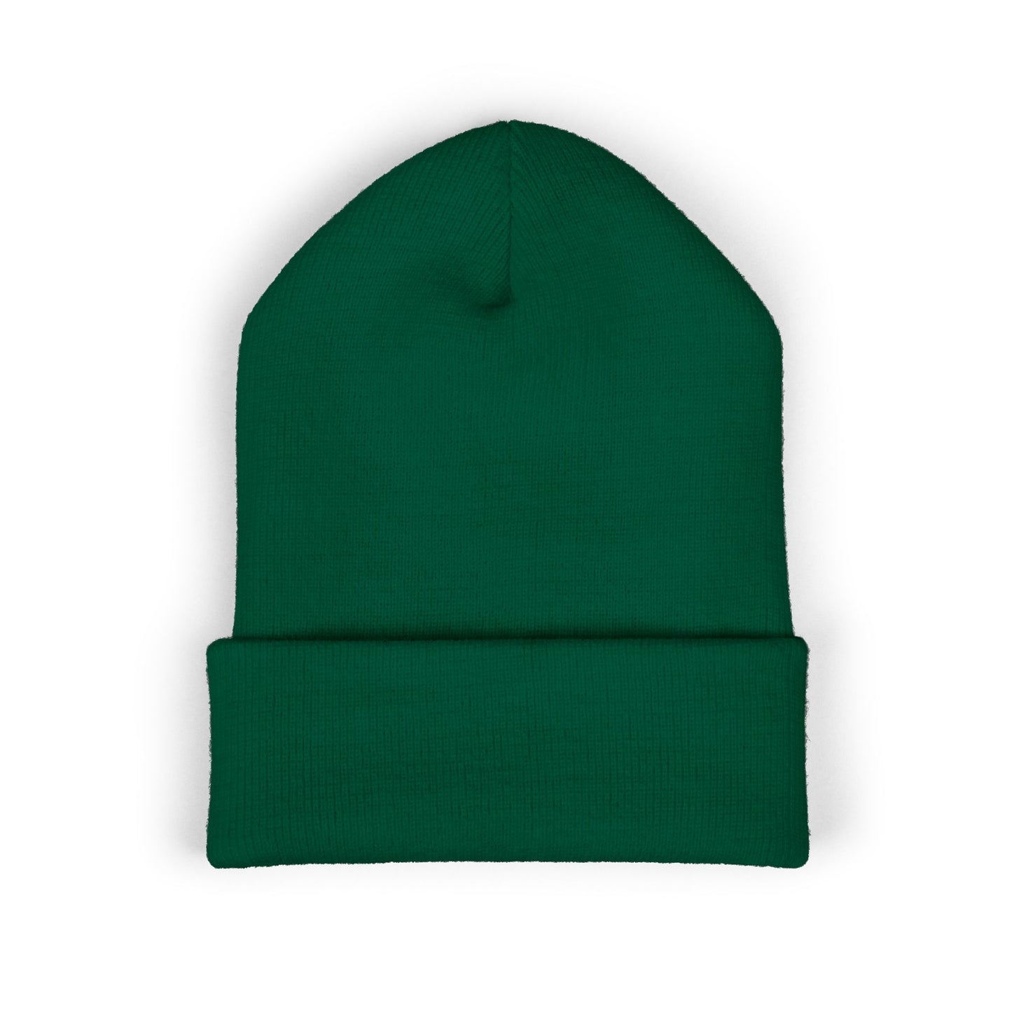 Classic Cuffed Beanie with Bold Embroidery, Cozy Winter Hat, Stylish Knit Cap, Perfect Gift for Her, Unisex Beanie