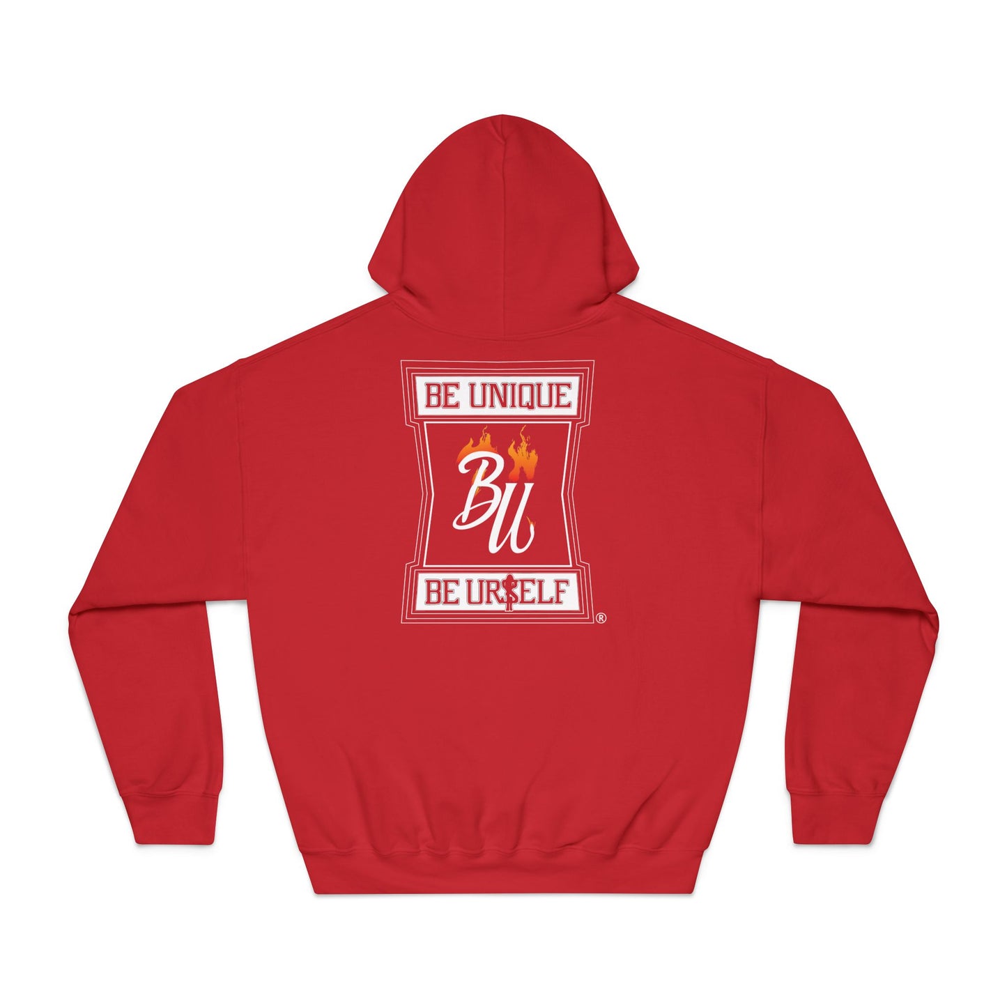Unique Graphic Hoodie for Trendsetters, Original Bear Art, Cozy Gift for Friends, Be Unique Be Yourself, Casual Fashion