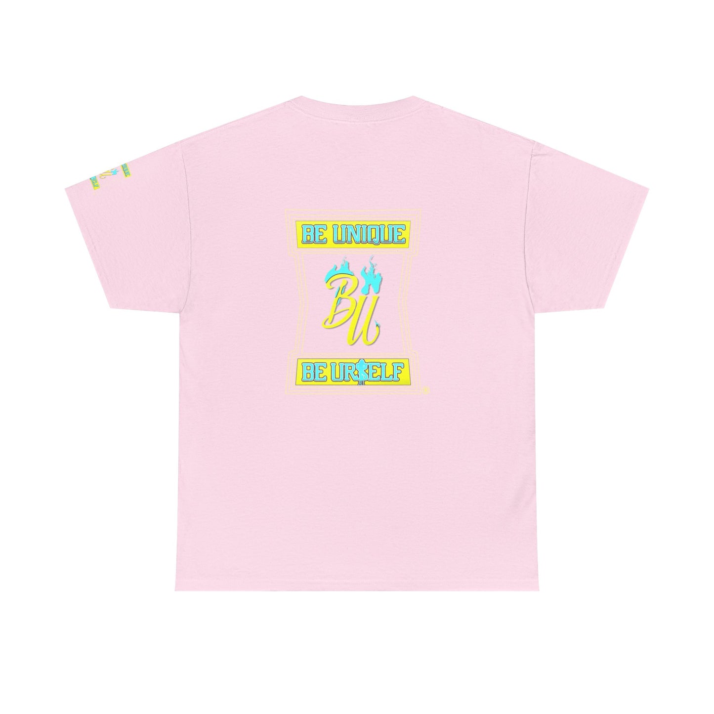 Be Unique Be Yourself Graphic Tee — Inspirational Palm Design
