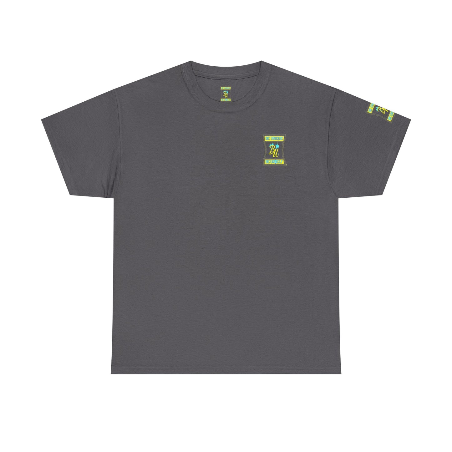Be Unique Be Yourself Graphic Tee — Inspirational Palm Design