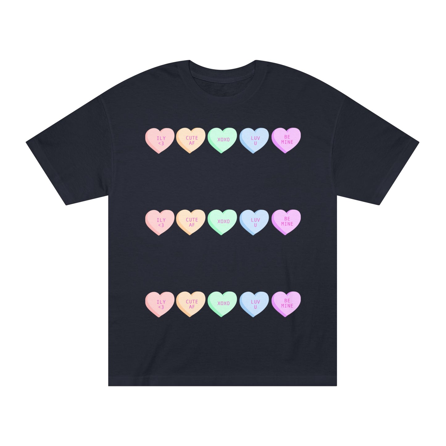 Unisex Classic Tee - Heart and Motivational Design, Casual Wear, Gift for Friends, Summer Outfit, Comfortable T-Shirt