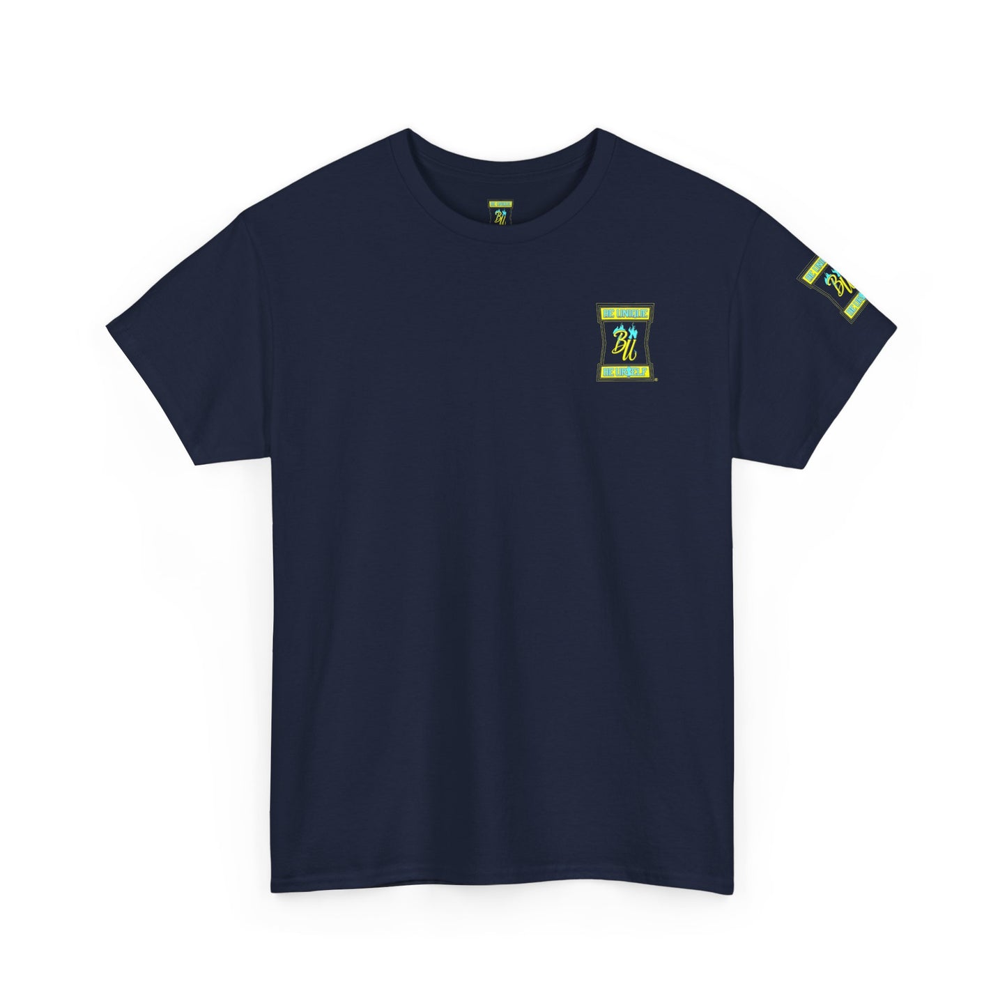 Be Unique Be Yourself Graphic Tee — Inspirational Palm Design