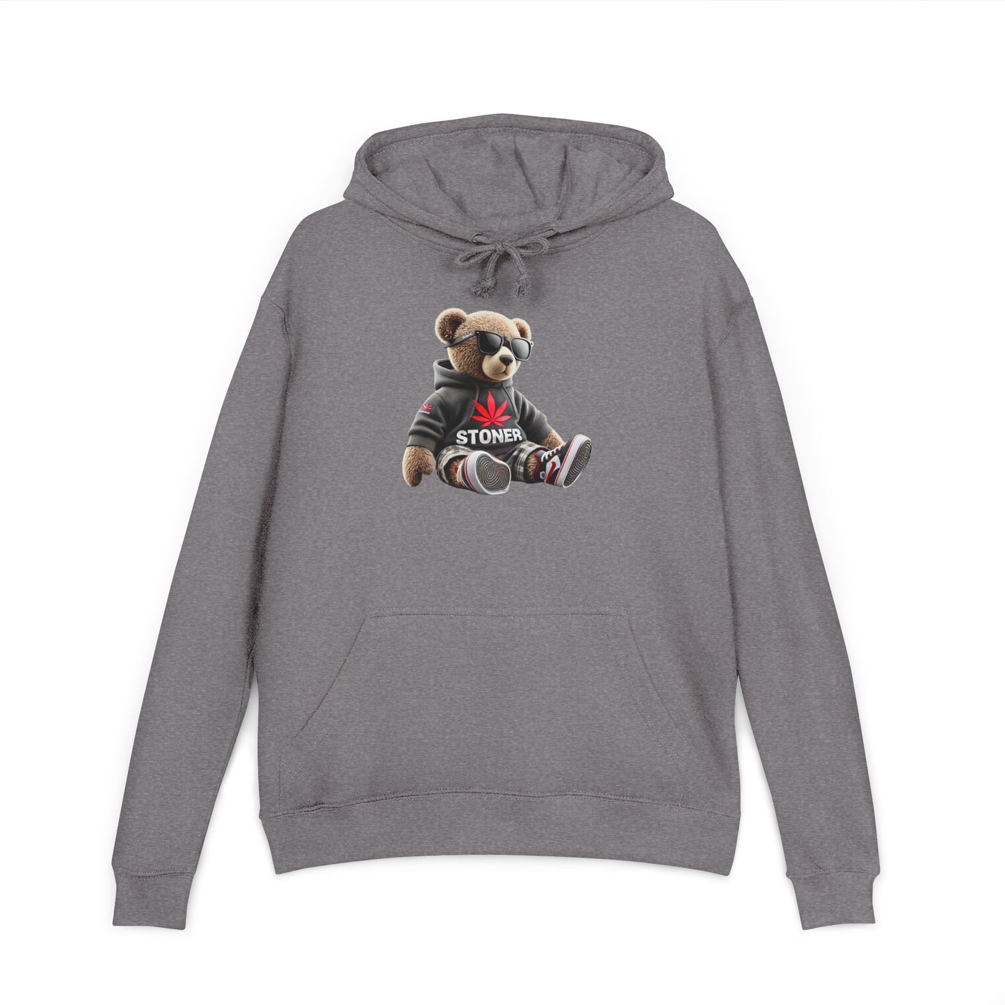 Funny Bear Graphic Hoodie, Cozy Unisex Sweatshirt for Casual Wear, Perfect Gift for Friends, Unique Fashion Statement, Be Unique Be Yourself