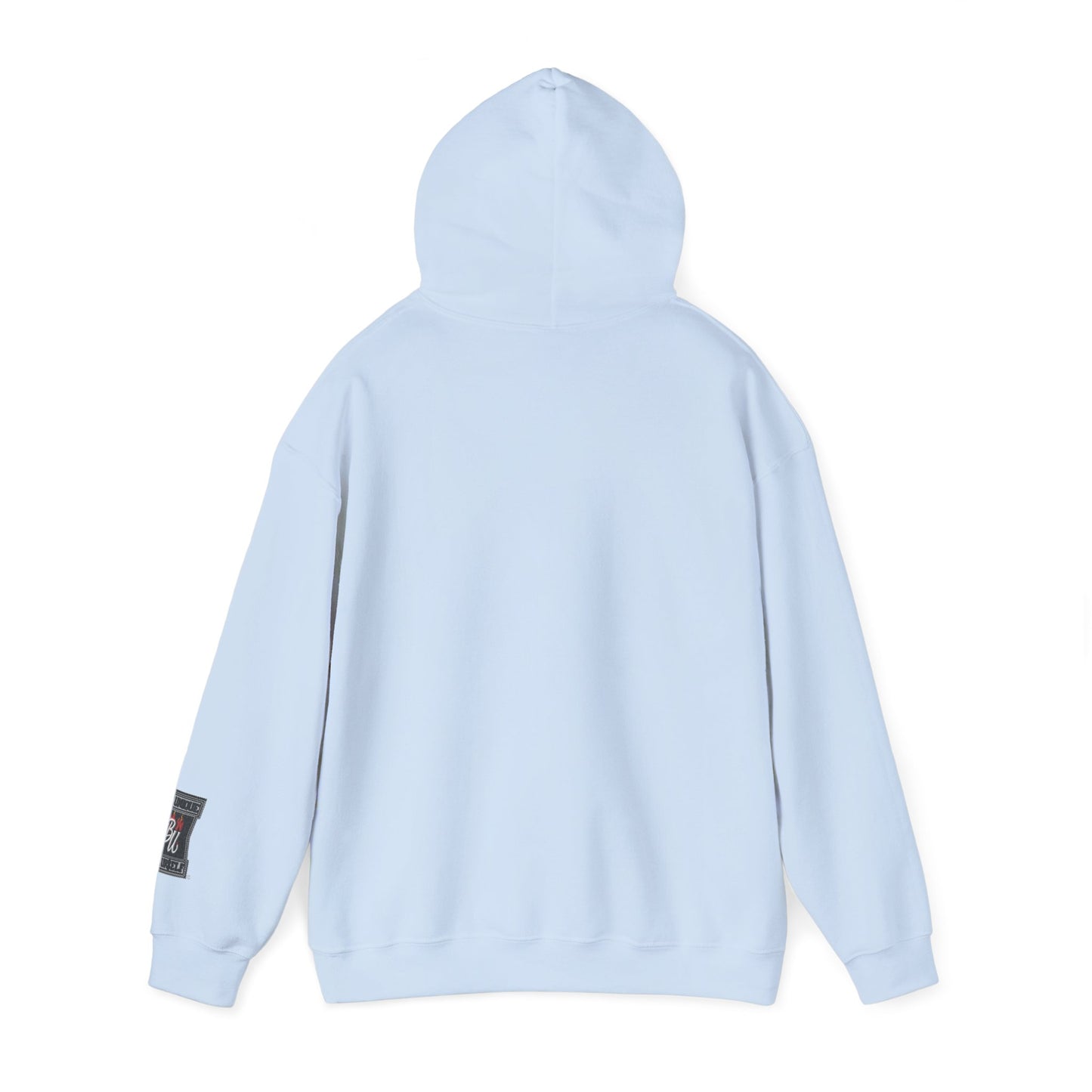 Teddy Bear Graphic Hoodie — Cozy Streetwear Pullover with Patch Detail