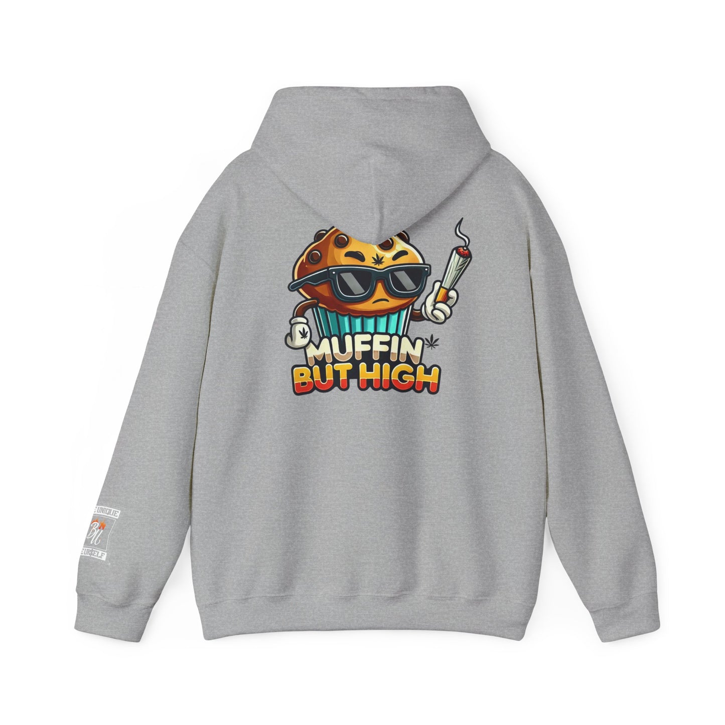 Muffin But High Sweatshirt, Funny Hoodie, Unisex Gift, Cannabis Apparel, Chill Vibe Clothing, Stoner Merch