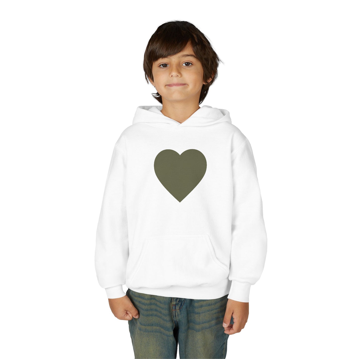 Heartfelt Youth Hoodie, Be Unique Be Yourself Sweatshirt, Stylish Kids Hoodie, Perfect Gift for Teens, Birthday Gift, Everyday Wear