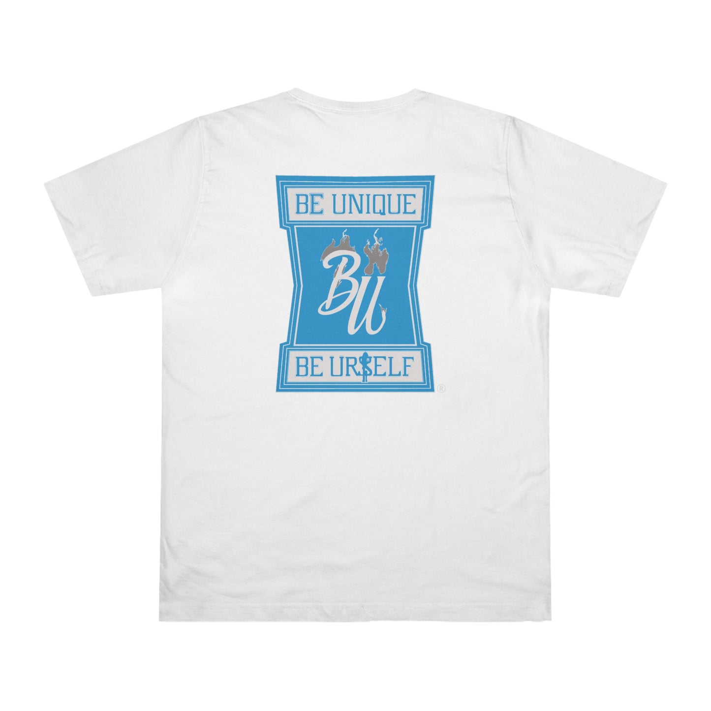 Skater Skull Tee — 'Be Unique Be Urself' Graphic T-Shirt