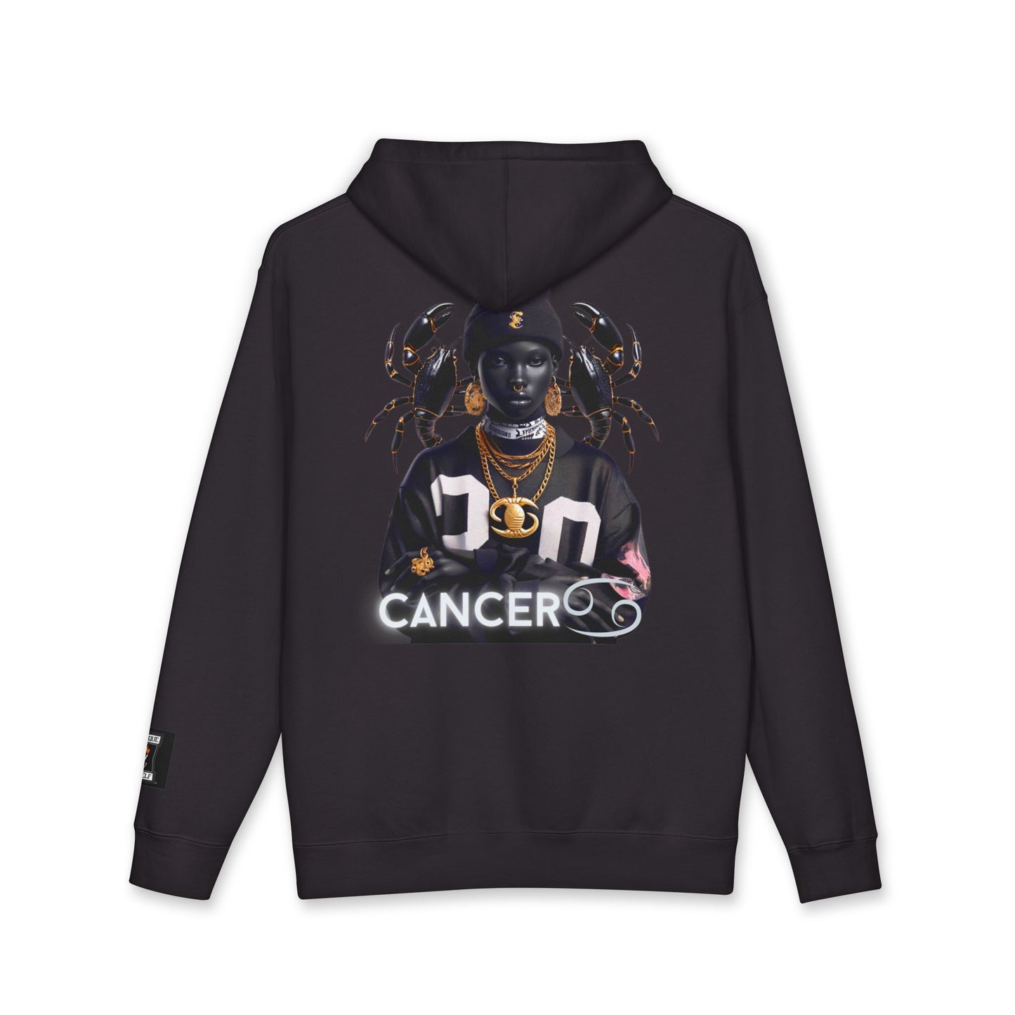 Astrology-Inspired Heavyweight Hoodie for Cancer Fans, Zodiac Apparel, Astrology Gifts, Personalized Hooded Sweatshirt, Horoscope Sweatshirt