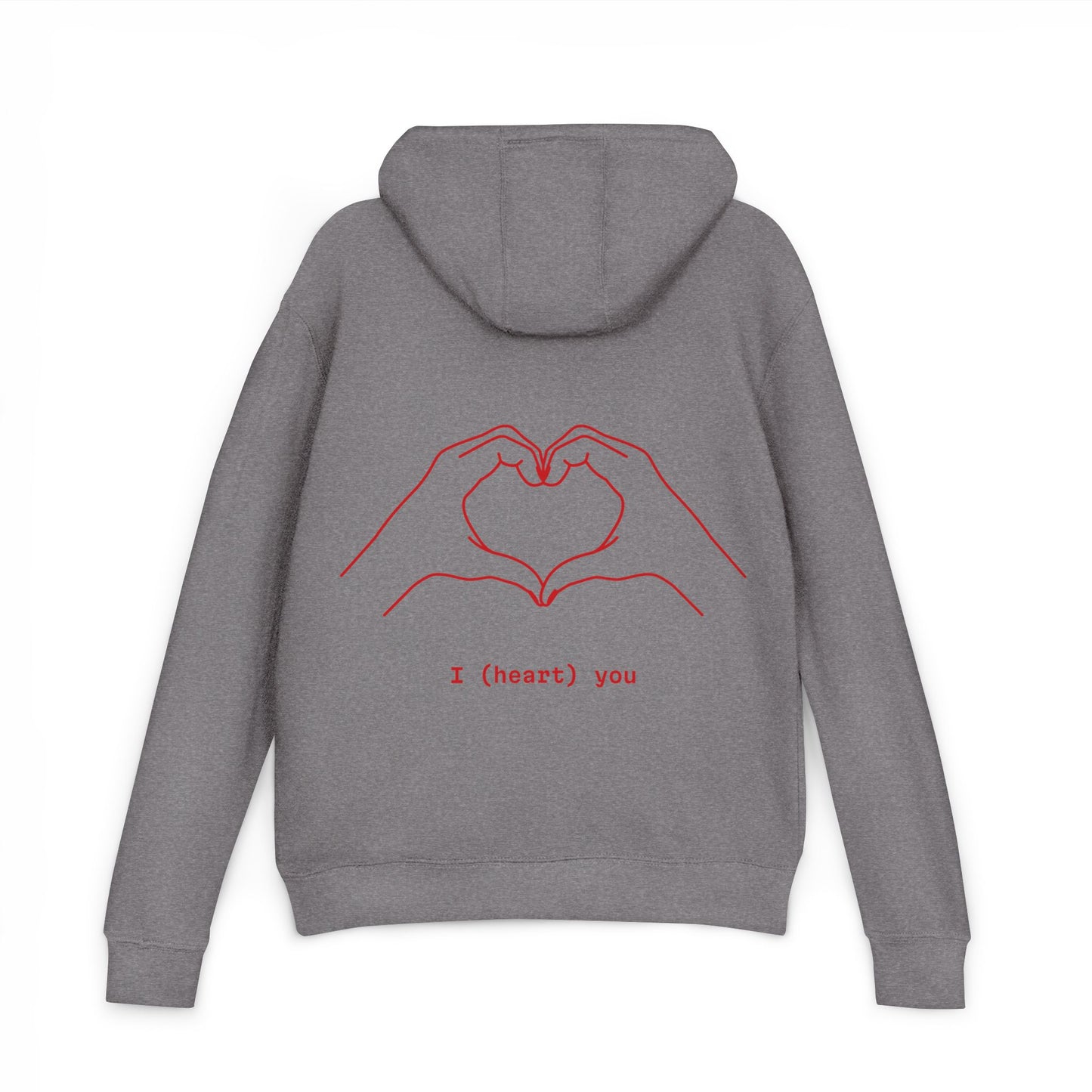 Cozy Love Hoodie | Unisex French Terry Hoodie, Casual Wear, Perfect Gift, Everyday Style, Heart Design, Valentine's Day
