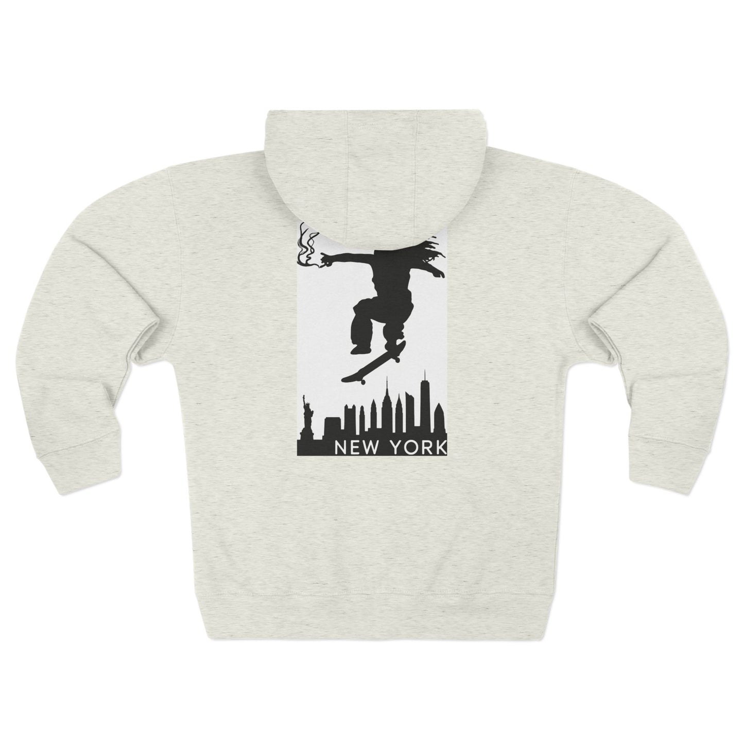 Unisex Zip Hoodie with Inspirational Design - Chill Vibe Sportswear, Perfect for Skaters, New Yorkers, Athletes, Gift for Friends, [...]