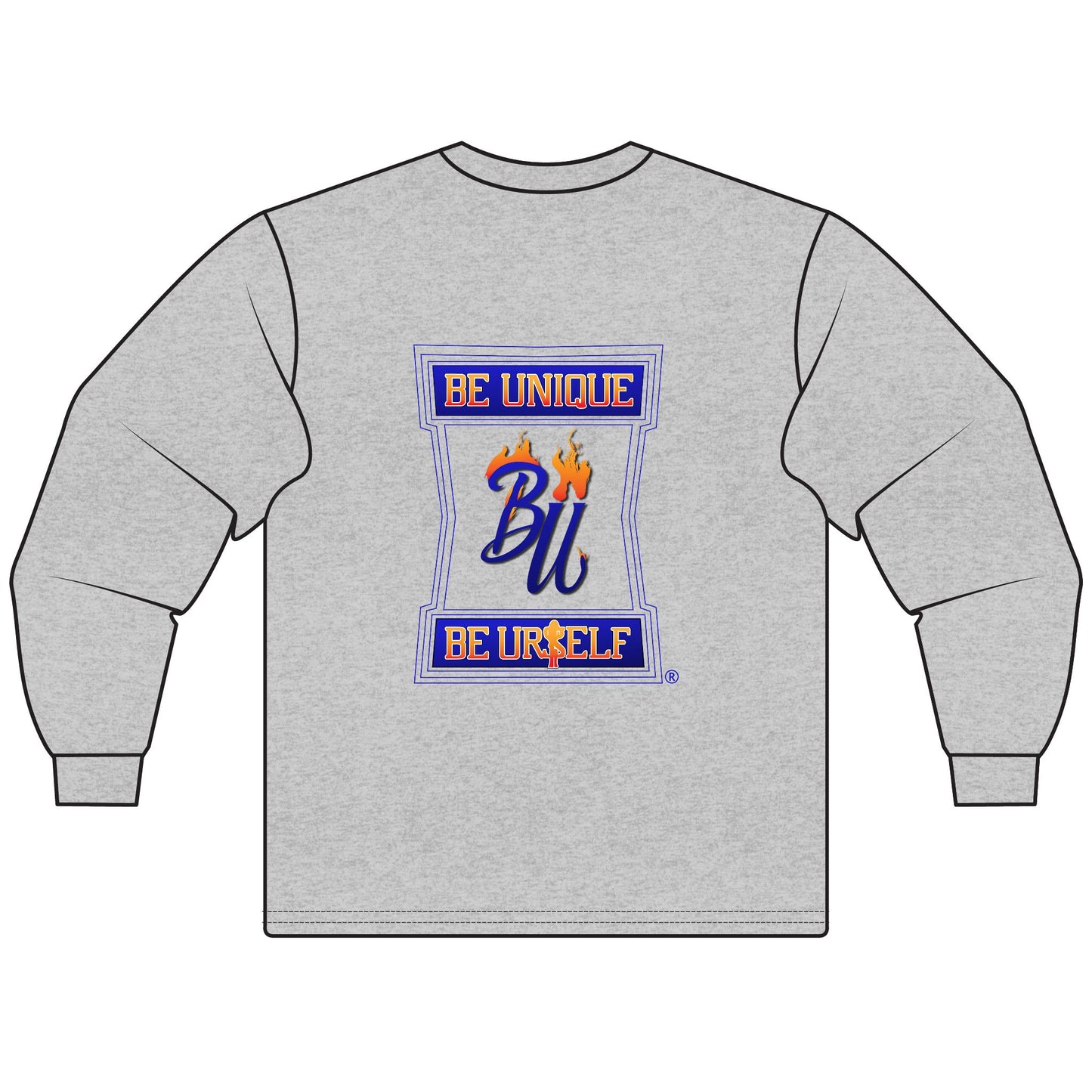 Artistic Long Sleeve T-Shirt, Unique Graphic Tee, Comfortable Streetwear, Gift for Friends, Casual Wear