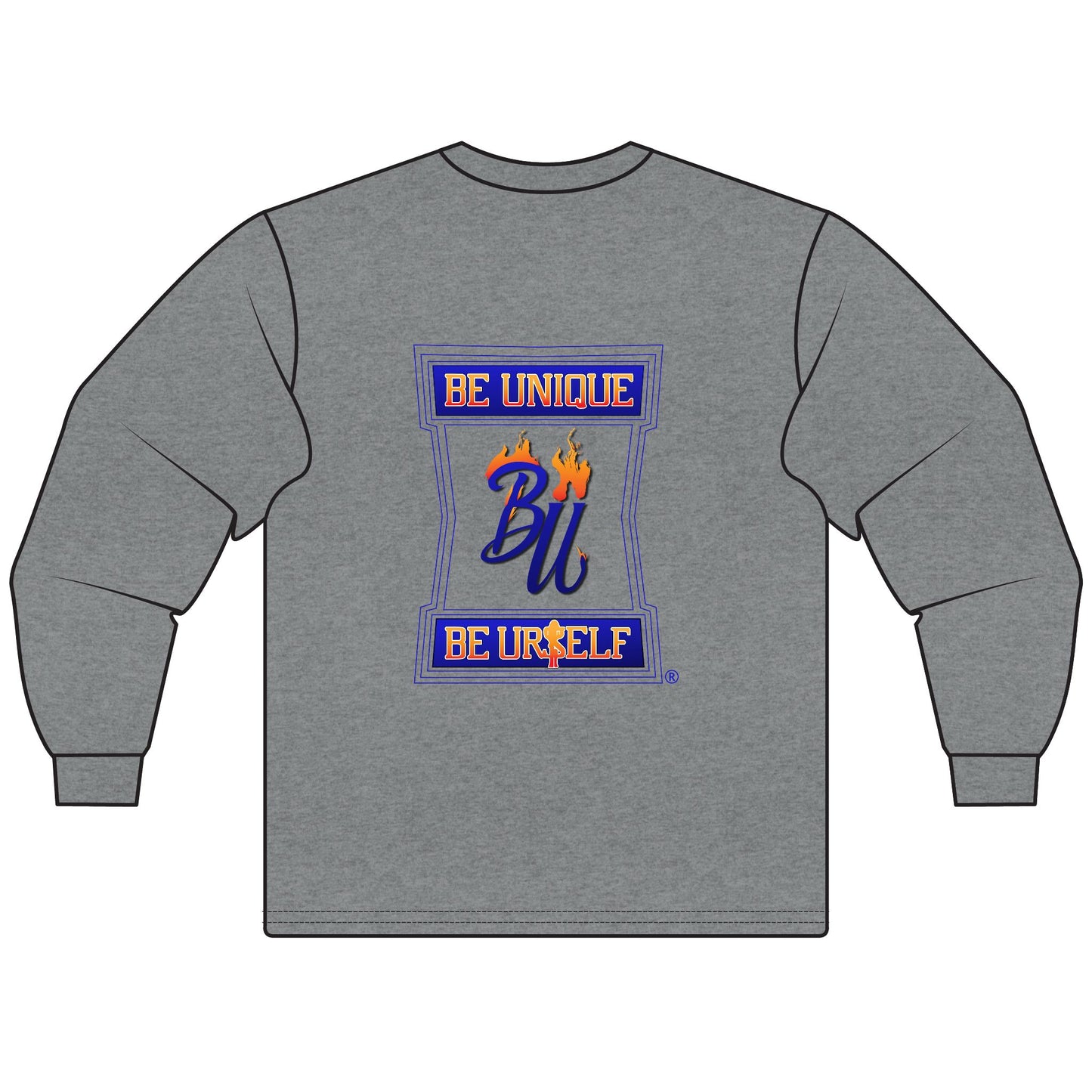 Artistic Long Sleeve T-Shirt, Unique Graphic Tee, Comfortable Streetwear, Gift for Friends, Casual Wear