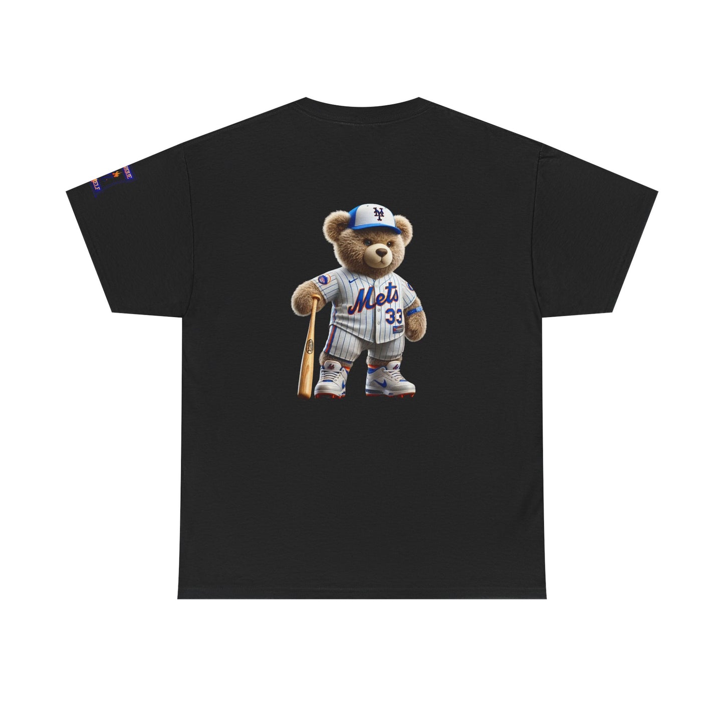T-Shirt — Teddy Bear Baseball Tee (Mets Inspired)