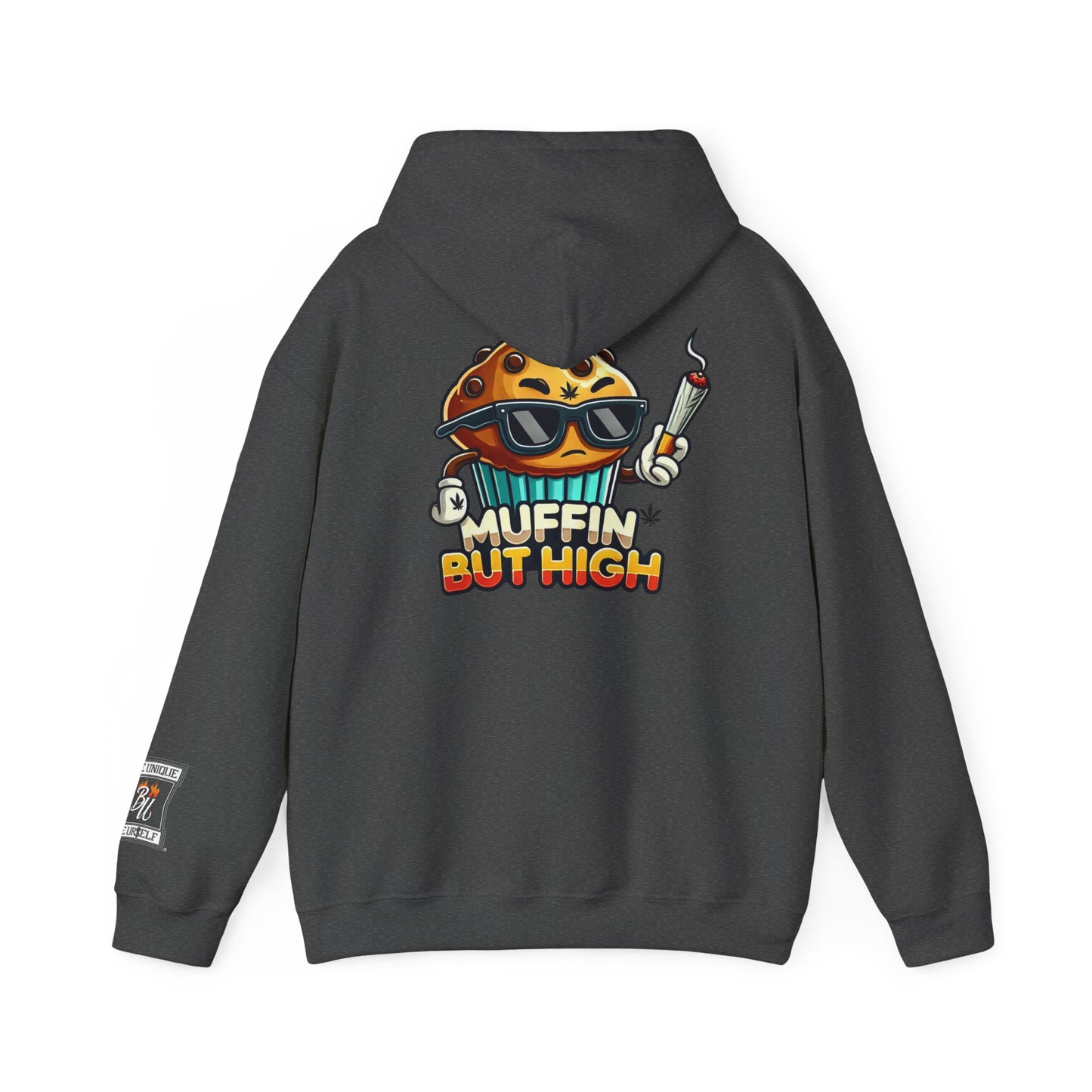 Muffin But High Sweatshirt, Funny Hoodie, Unisex Gift, Cannabis Apparel, Chill Vibe Clothing, Stoner Merch