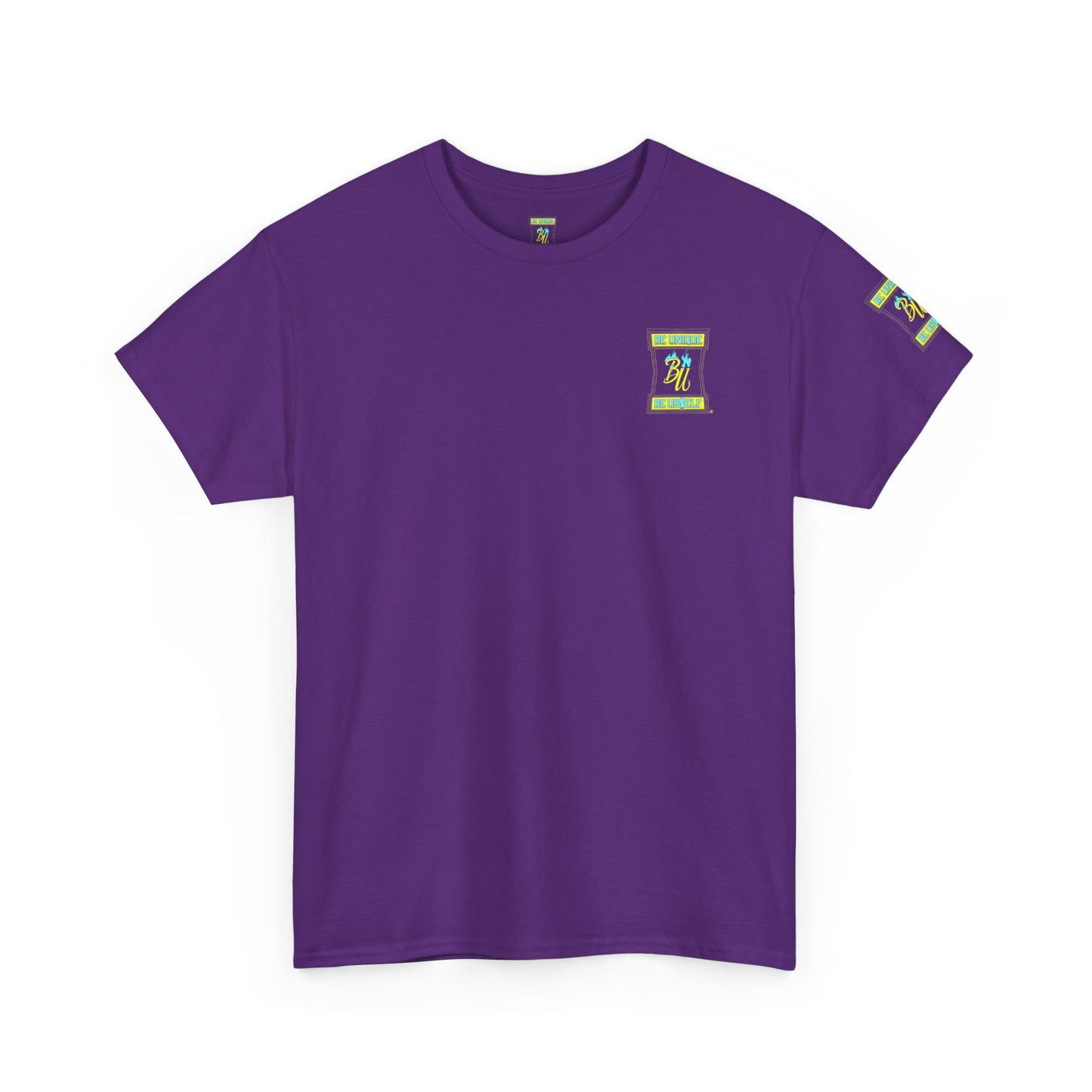 Be Unique Be Yourself Graphic Tee — Inspirational Palm Design
