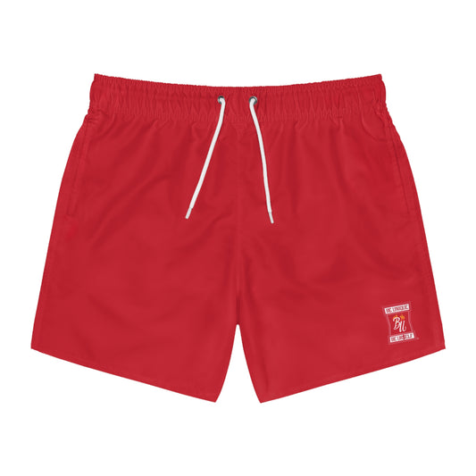 Vibrant Red Swim Trunks for Summer Fun