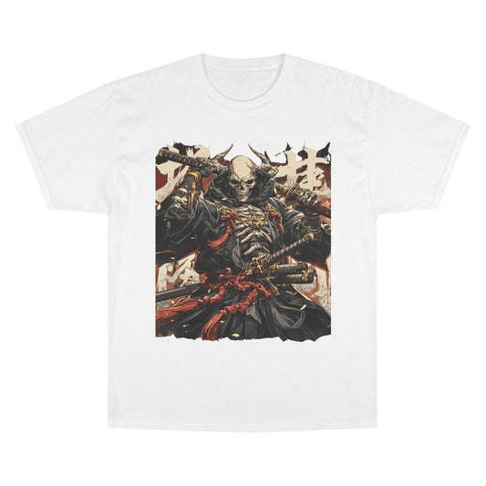 Samurai Skeleton Warrior T-Shirt – Dark Japanese Myth Art Tee