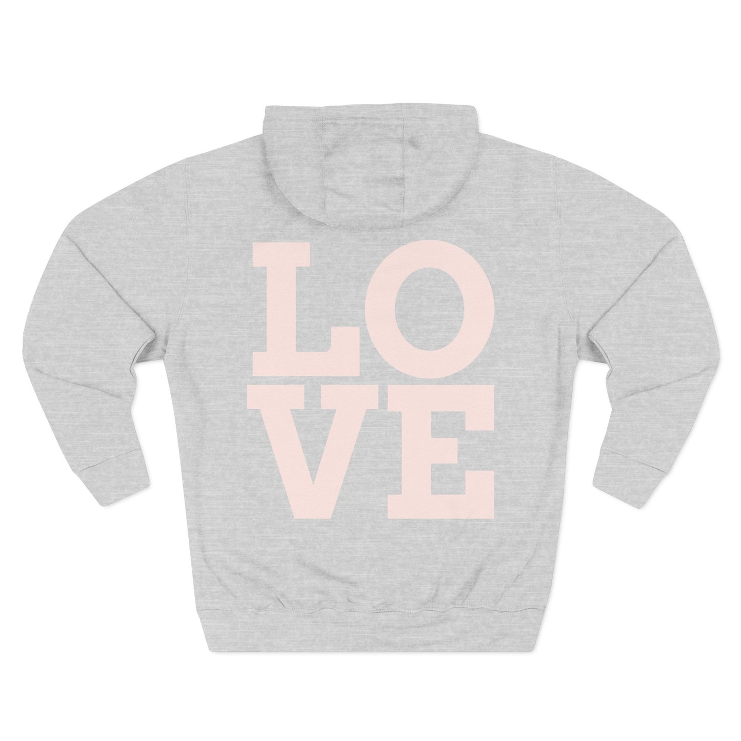 Cozy Love Hoodie - Three-Panel Fleece with Warm Design