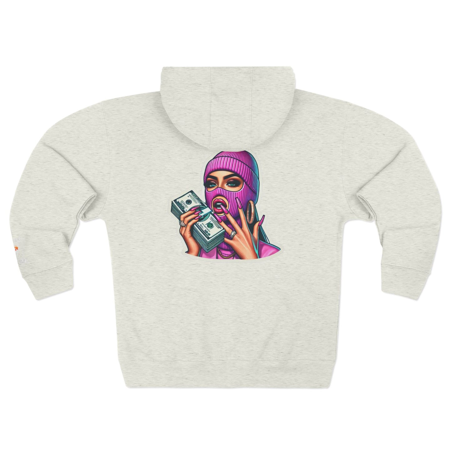Vibrant Graphic Unisex Zip Hoodie - Street Style Statement