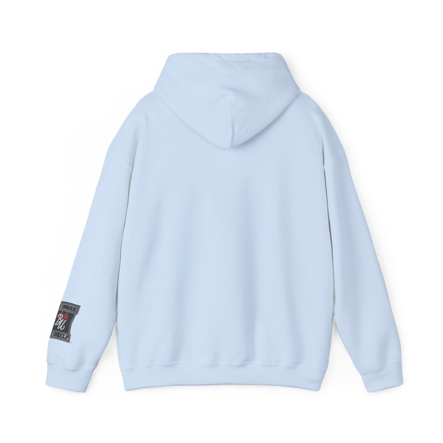 Teddy Bear Graphic Hoodie — Cozy Streetwear Pullover with Patch Detail