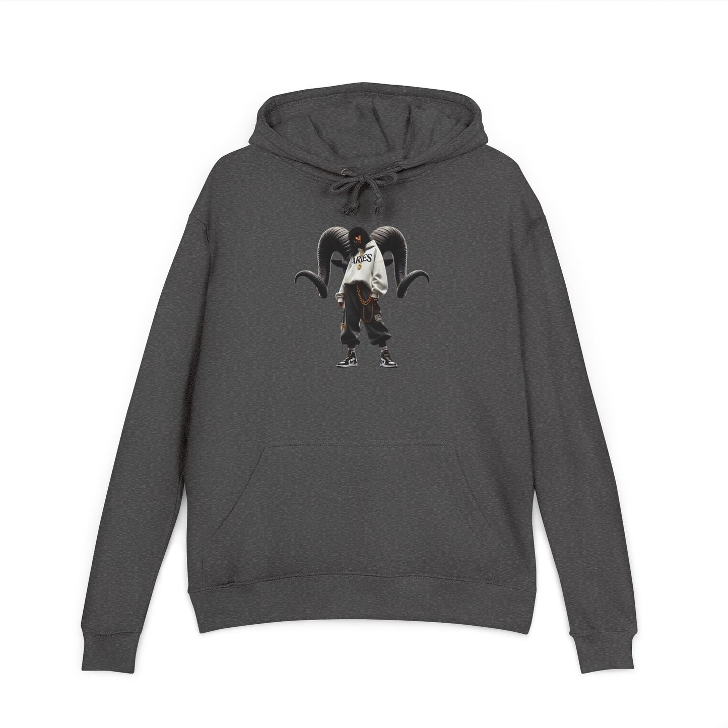 Gothic Angel Unisex French Terry Hoodie - Cozy Black Sweatshirt for Stylish Comfort, Streetwear, Unique Gift, Casual Wear, Everyday Fashion
